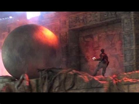 Indiana Jones Stunt Spectacular - Boulder Scene - HD - Disney Hollywood Studios Florida - YouTube