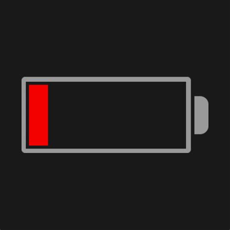 Low Battery Icon at Vectorified.com | Collection of Low Battery Icon ...