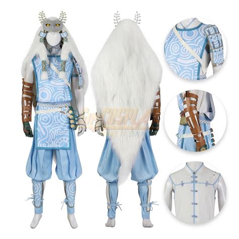 Zelda Totk Link Mystic Armor Set Cosplay Costume Suit