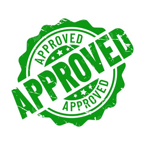 Approved Stamp With Green Color Vector, Approved Stamp, Greenstamp, Approved PNG and Vector with ...