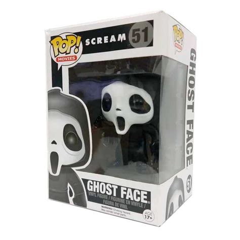 Funko Pop! Movies Ghostface Pânico Scream Movie vinyl figure número 51 - Arte em Miniaturas