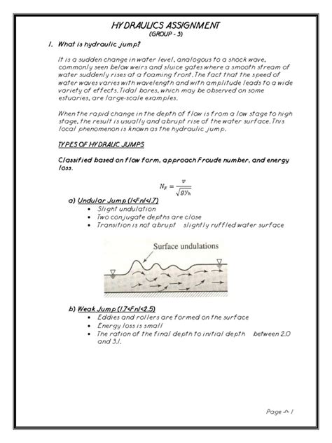 Hydraulic Jump-1 | PDF | Physics | Soft Matter