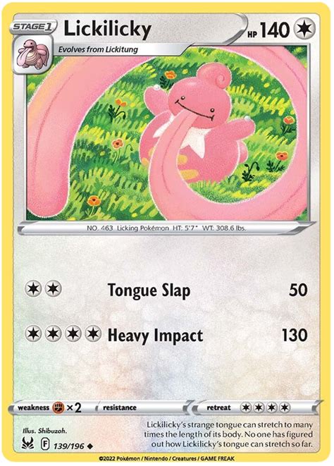 Lickilicky - Lost Origin #139 Pokemon Card