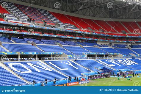 The Parc Olympique Stadium In Lyon, France Editorial Photo ...