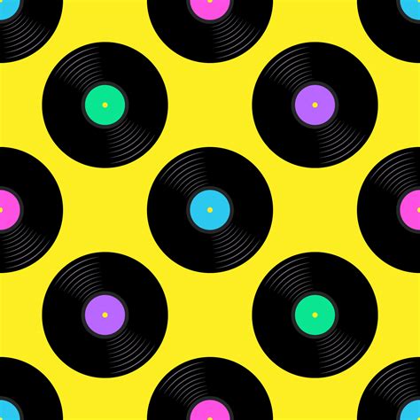 Vinyl Records Seamless Pattern 691505 Vector Art at Vecteezy