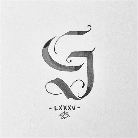 calligraphy,calligraphypractice,monogram,handmade,letters,tattooideas,g,logo,ink,logomaker ...