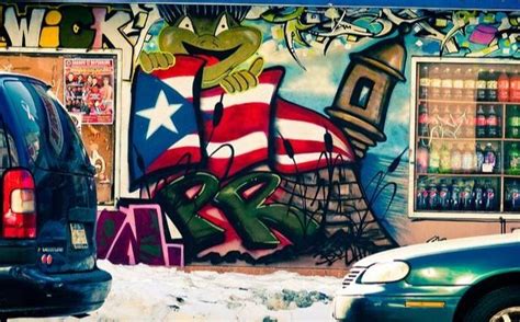 Puerto Rico Flag Graffiti