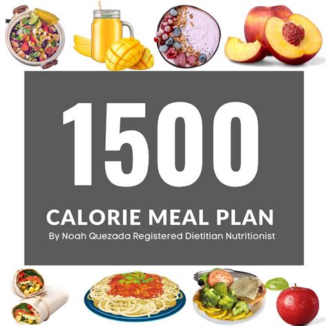 1500 Calorie Meal Plan [Dietitian Developed]