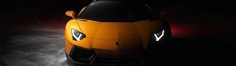 Lamborghini Aventador Orange Wallpaper