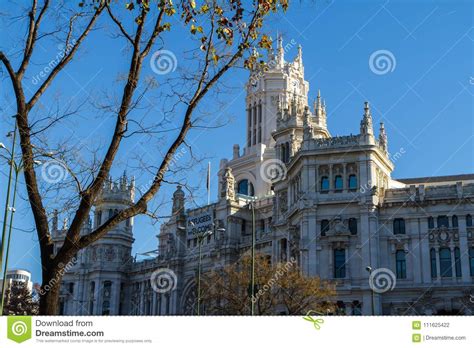 Cybele Palace, Formerly the Palace of Communication in Madrid, Spain ...