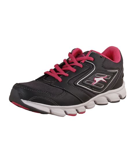 Buy Slazenger Women's Pink & Gray Sports Shoes Online @ ₹999 from ShopClues