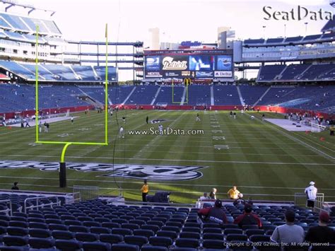 Gillette Stadium Section 142 - New England Patriots - RateYourSeats.com