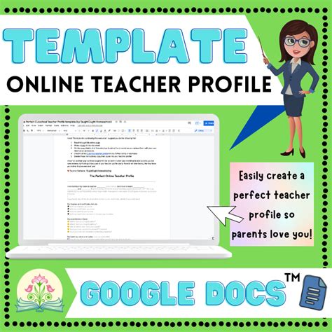 Write the Perfect Online Teacher Profile | Editable Teacher Profile Template - Made By Teachers