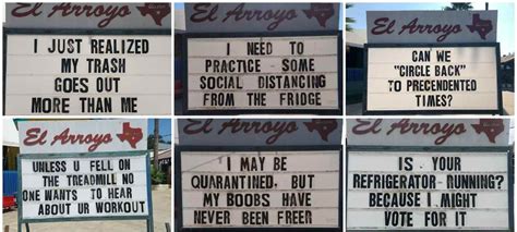 This Austin Restaurant May Be Making the Wittiest Pandemic Signs Anywhere - Stillness in the Storm