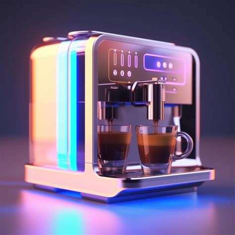 Premium AI Image | futuristic coffee machine