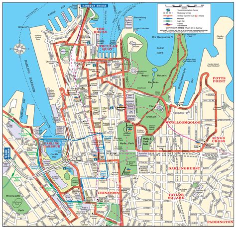 Sydney Metro Map - ToursMaps.com