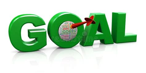 3d Goal Word Tags Royalty Free Stock Images - Image: 25762429