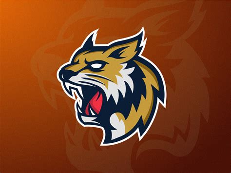 Wildcat mascot logo by Dmitry Lampy on Dribbble