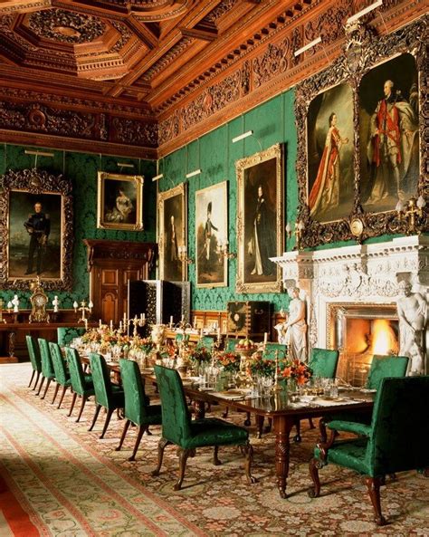 Inside the Alnwick Castle (Northumberland, England, UK) - The Dining Room | Alnwick castle ...