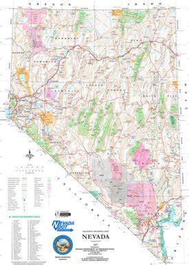 Nevada State Maps | USA | Maps of Nevada (NV)