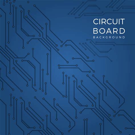 Flat Modern Blue Printed Circuit Board Vector Background 374446 Vector Art at Vecteezy