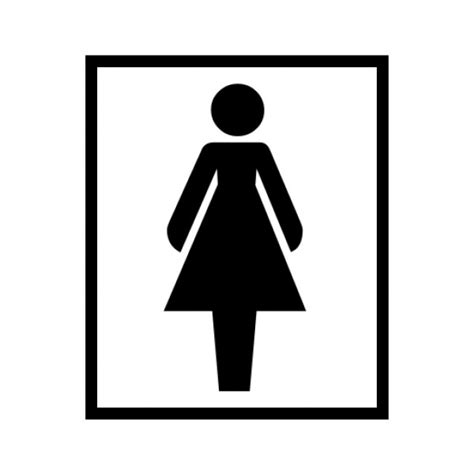 Female Toilet Sign - ClipArt Best