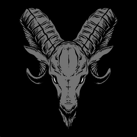 Hand drawn goat head 1381060 Vector Art at Vecteezy