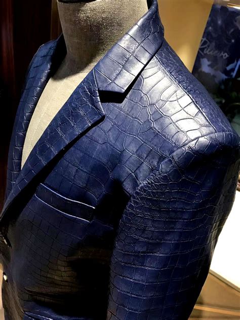 Exotic Alligator Skin Jacket for Men | Luxury Jacket | Luxury jacket ...