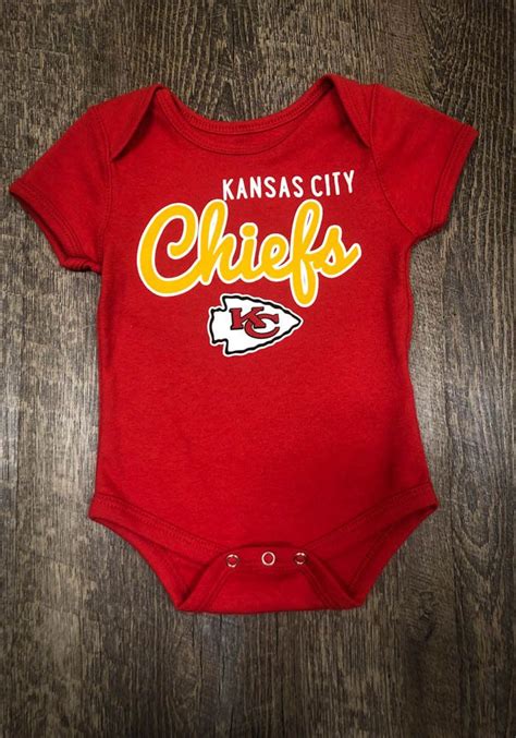 KC Chiefs Kansas City Chiefs Red Baby Big Game One Piece | Gaming ...