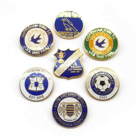 Chippenham Town FC Vintage Enamel Badge | SportingBilly