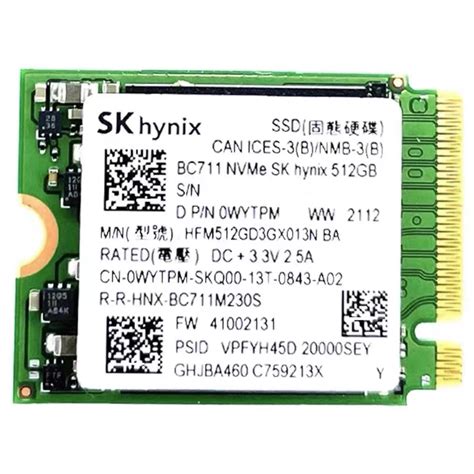 SK Hynix BC711 512GB M.2 2230 NVMe Replacement Internal SSD, HFM512GD3GX013N | Shopee Philippines