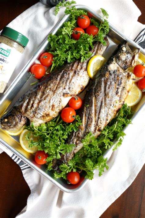 whole grilled trout - The Baking Fairy