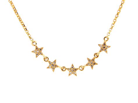 Dilamani Jewelry | Diamond 5 Star Necklace