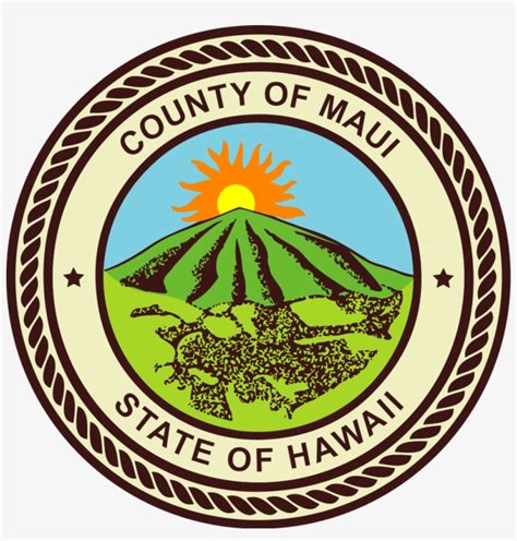 Maui County Seal-01 - Maui County Seal - 1000x999 PNG Download - PNGkit