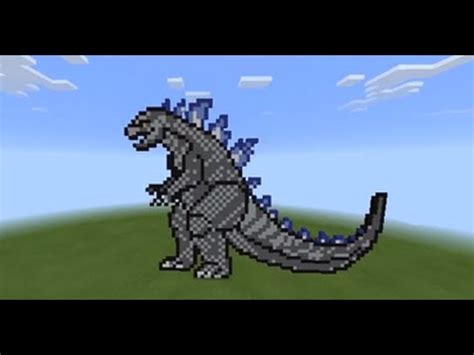 Godzilla Pixel Art Grid