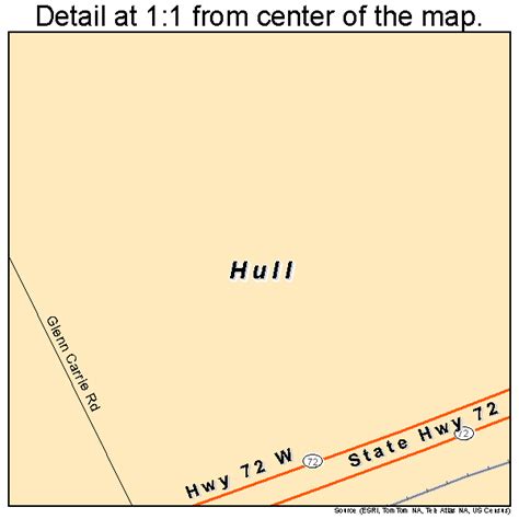 Hull Georgia Street Map 1340532