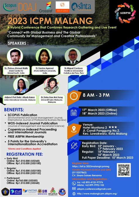 [17-18 March 2023] Malang International Conference of Project ...