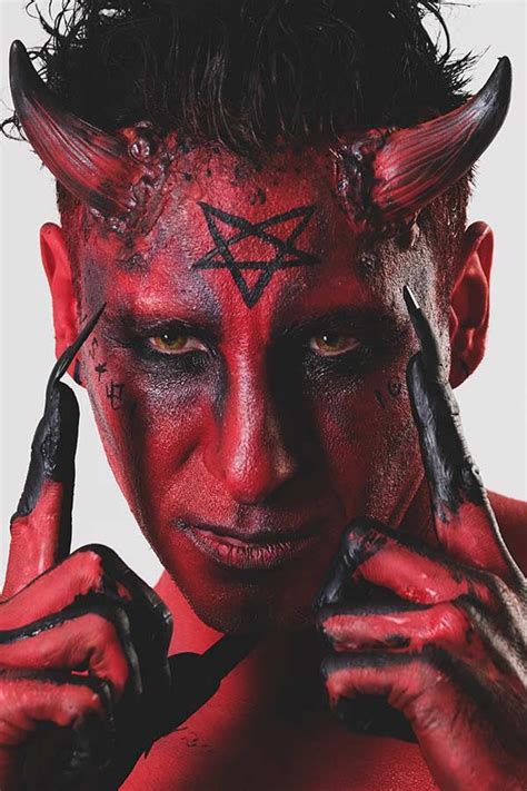 Easy Devil Face Paint Ideas ~ Devil Face Makeup For | Bohoanwasurk ...