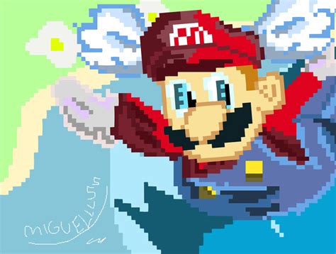 Super Mario 64 Pixel art by MIGUELLL55 on DeviantArt