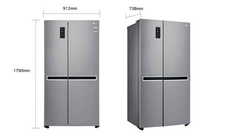 24 cu.ft Side by Side Refrigerator with Smart ThinQ | LG Philippines