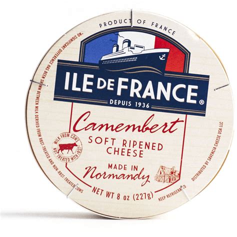 Ile de France Camembert 8 oz - Cheese Lover Shop