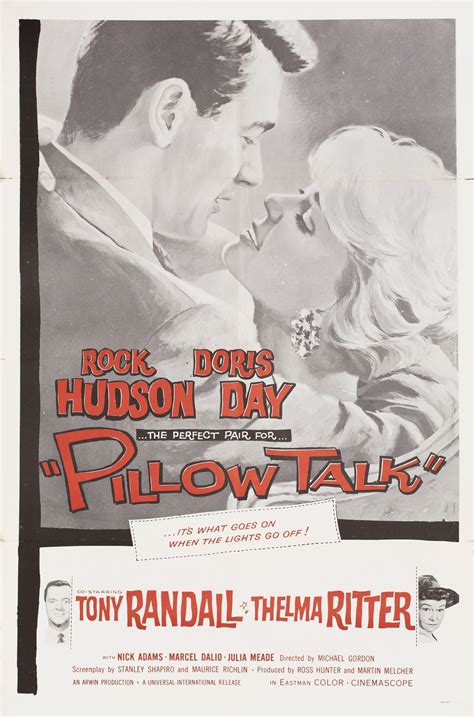 Pillow Talk Original 1959 U.S. One Sheet Movie Poster - Posteritati ...