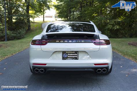 White Porsche Panamera Forgiatos — Dreamworks Motorsports