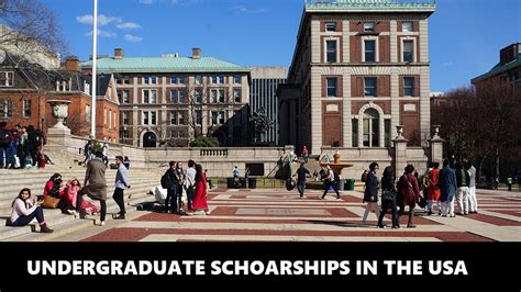 Undergraduate Scholarships in the USA - Edwise Foundation