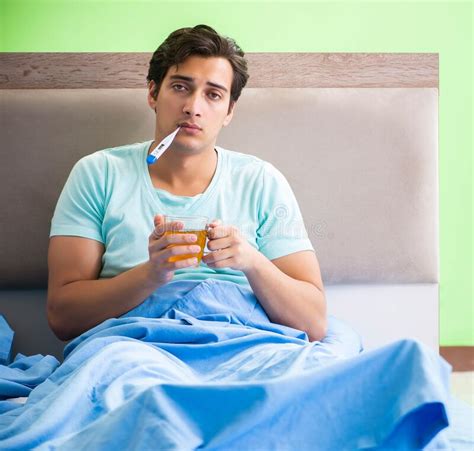 Man Suffering from Sleeping Disorder and Insomnia Stock Image - Image ...