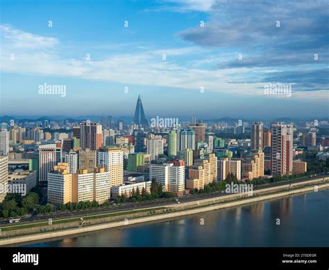 Pyongyang skyline, capital of North Korea Stock Photo - Alamy