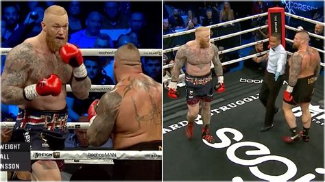 Eddie Hall vs Thor Bjornsson: Icelandic strongman wins grudge bout