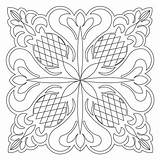 Quilt Block Coloring Pages For Kids Sketch Page sketch template