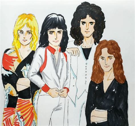 Beatles Art, The Beatles, E Image, Best Rock Bands, Queen Art, John Deacon, Bohemian Rhapsody ...