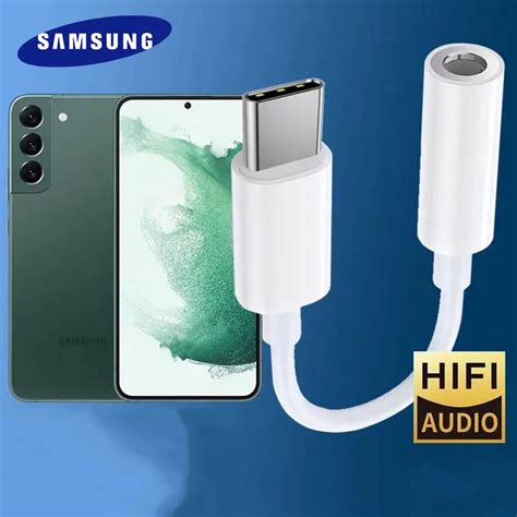 Original Samsung USB Type C To 3.5mm Jack Audio Cable For Galaxy S23 ...